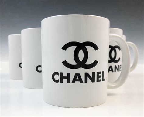 chanel inspired coffee mug|Chanel cup and saucer.